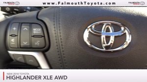 2018 Toyota Highlander XLE Lease - $299/mo - Falmouth Toyota - Cape Cod