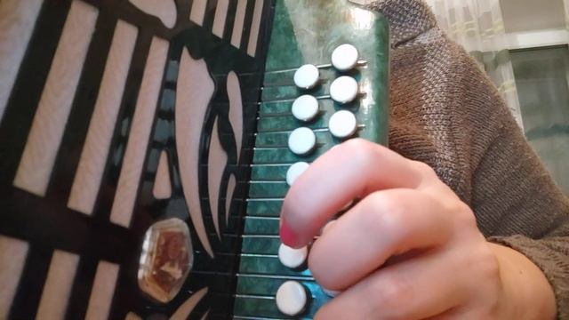 Горько плакала ива..., на гармони, Цифры. смотреть онлайн