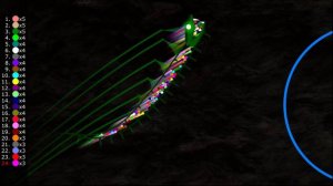 Snake Jet Coaster - Survival Marble Race in Algodoo