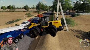 НАЧАЛ СТРОИТЬ МОСТ ЧЕРЕЗ РЕКУ - Farming Simulator 19