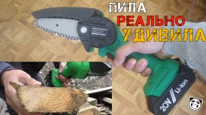 Эта аккумуляторная цепная пила с Aliexpress способна пилить доски! Обзор, разборка и тест.
