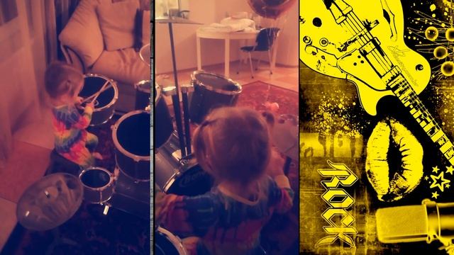 Играем Рок-н-ролл на барабанах??.Pendulim Vodoo people. смотреть онлайн