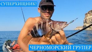 Ловля Черноморского ГРУПЕРА!! Тайный спуск к морю на Фиоленте! Кефаль из ружья и птицы на спиннинг))