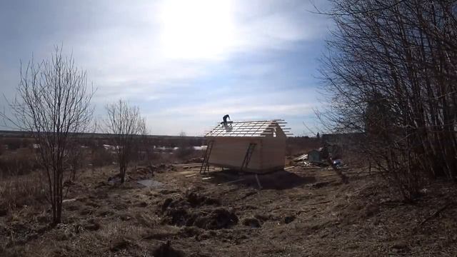 Баня 6х4. СТАНДАРТИК. Архангельская область. 12 дней работы.