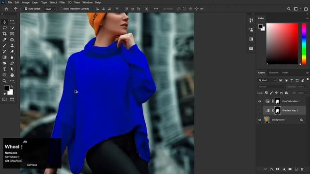 How to Change Color by Gradient Map in Photoshop| Bengali Tutorial (বাংলা) смотреть онлайн