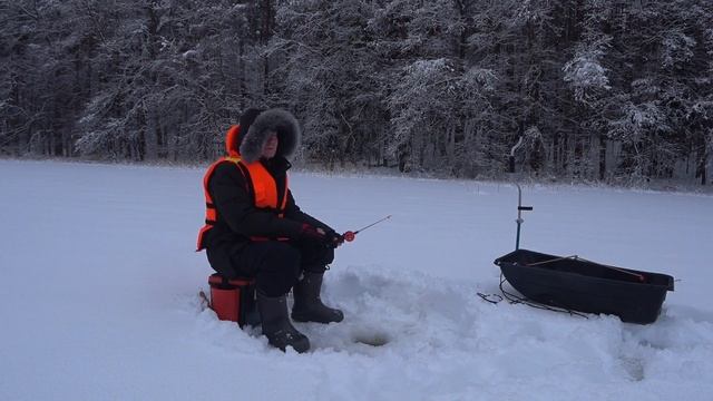 По новым местам! Рыбалка на мокром льду! Изучаю просторы реки Вуоксы! смотреть онлайн