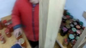 После очередного циклона. Наземный погреб зимой