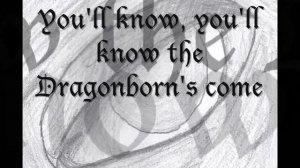 The Dragonborn Comes - Malukah's Cover - Lyrics (With Dragon Tongue Translation)