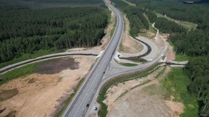 Реконструкция трассы Березники - Соликамск. Пермский край. Июль 2022