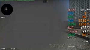 GeForce GTX 1650 SUPER -- Intel Core i5-10600KF -- CSGO uLLeticaL Benchmark