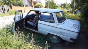 Запорожец. Первая поездка после долгого простоя.