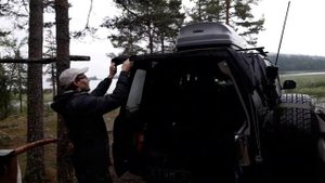 Тент на задние двери Nissan Patrol Y61