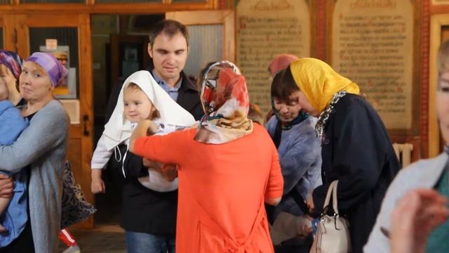 Крещение в Храме село Красногорское  Удмуртия