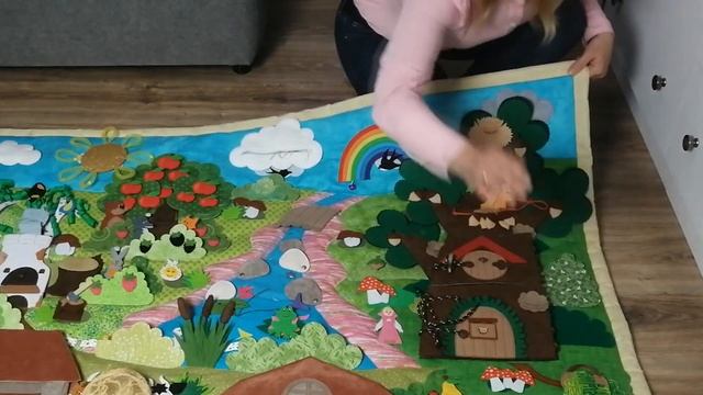 Интерактивный развивающий коврик Гуси-Лебеди смотреть онлайн