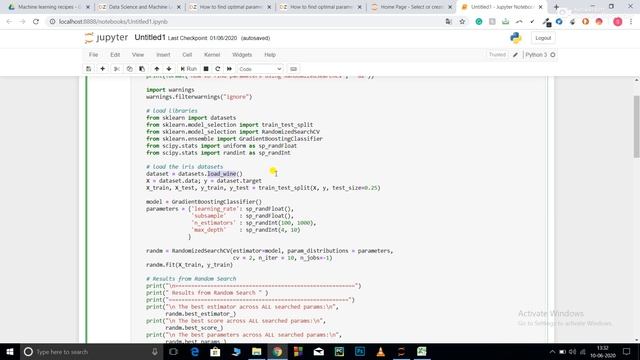 Optimize the parameters of Gradient Boosting Classifier смотреть онлайн