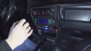 Перенос магнитолы в Ниве и органайзер в багажнике