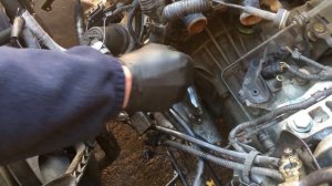 vw bora 1.6 starter motor removal