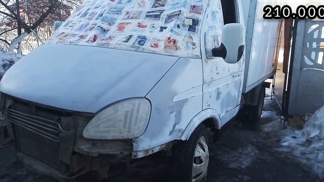 ремонт газели. покраска на улице смотреть онлайн