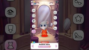 Моя говорящая Анджела 😸 Дошли до 15 уровня 😱😜 |Игры для детей, Говорящая Анджела|