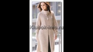 Вязаное Пальто Спицами для Женщин - 2019 / Knitted coat spokes for Women / Strickmantel Speichen