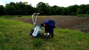 Фрезы-культиваторы: установка 8-ми фрез и культивация