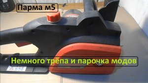 Бомже инструмент 13. Электро Пила цепная Парма М5. Немного трёпа и парочка модов.