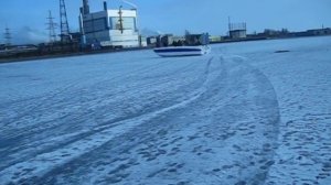 Катамаран с воздушными винтами