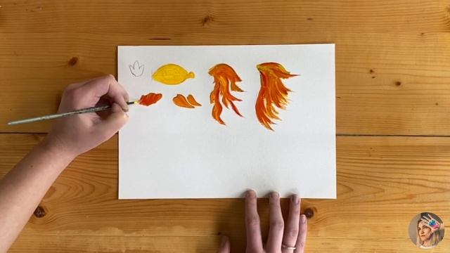 Рисуем ЗОЛОТУЮ РЫБКУ/гуашь/сказка!