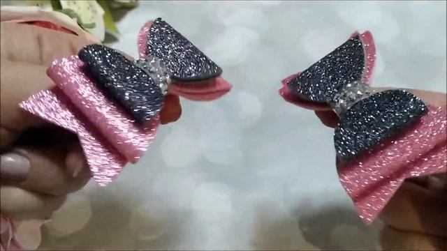 Бантики ручной работы. Обзор заказа.