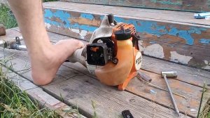 Мотокоса триммер  Stihl FS 55 не набирает обороты
