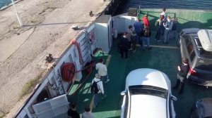 Переправа на пароме (Севастополь, Крым).