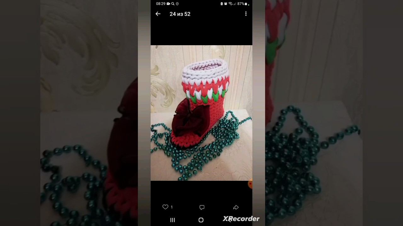 Обзор на Ютуб  #популярное #вязание #сапоги #новыйгод #лайк #новости #2024 #Россия #Creatnews ❄️