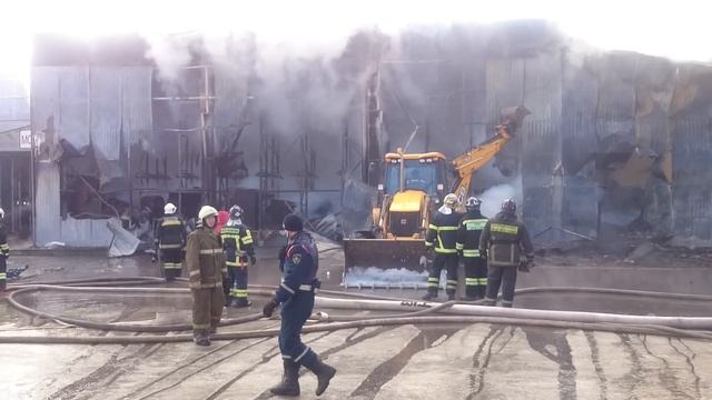 Пожар в молзино