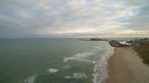 hirtshals - Denmark , Drone /quadcopter video.