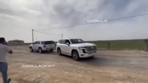 Cadillac Escalade vs. Toyota Land Cruiser. Thanks to Cadillac Kuwait