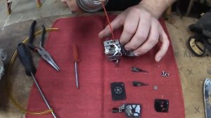 stihl TS410   TS420 concrete saw carburetor cleaning #2 re edited