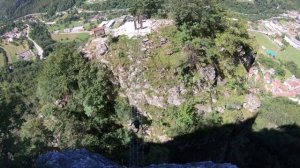 Fixed rope route - Ferrata Anelli delle Anguane - GoPro Hero 6 Black 4K