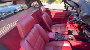 1986 Ferrari 328 GTS: Interior passenger