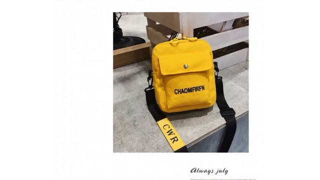 Женская Холщовая Сумка На Молнии Female Canvas Bag In Lightning смотреть онлайн