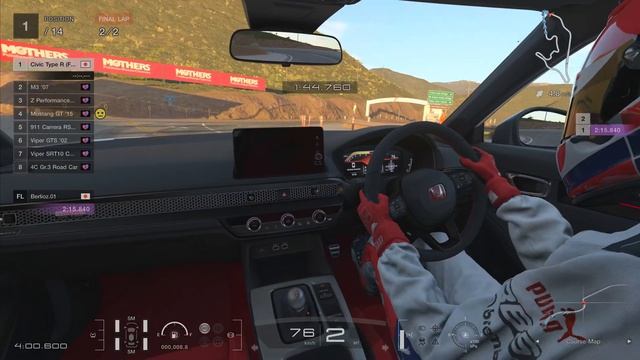 GT7 - Honda Civic Type R (FL5) ’22 - GT Sophy - Grand Valley смотреть онлайн