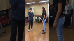 Гела Гуралиа и Полина Конкина (репетиция) - Tell me - 03.09.2017