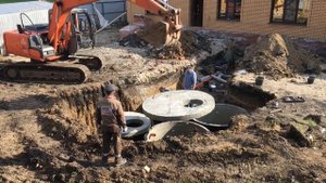 Септик из бетонных колец под ключ!