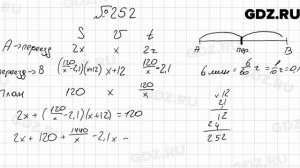 № 252 - Алгебра 9 класс Мерзляк