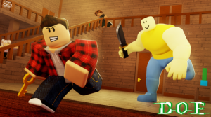 Джон Доу . Игра из серии роблокс. Убегай или ...