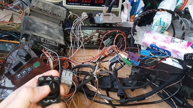 W140 Проверка работы памяти электрозеркала в домашних условиях