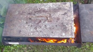 Скумбрия горячего копчения на мангале