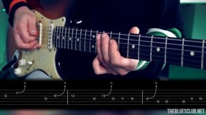 A Tasty BLUES Solo to IMPROVE your Diagonal Phrasing // with TABS!