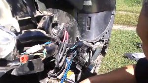 Как завести моторолер с веревки