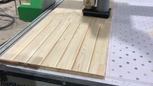 Фрезеровка мебельного щита из сосны