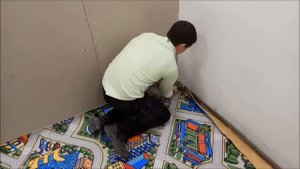 Укладка ковролина